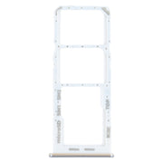 For Samsung Galaxy M32 SM-M325 SIM Card Tray + SIM Card Tray + Micro SD Card Tray (Silver)