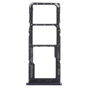 For Samsung Galaxy M32 5G SM-M326B Original SIM Card Tray + SIM Card Tray + Micro SD card tray (Black)