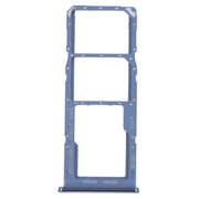 For Samsung Galaxy M32 5G SM-M326B Original SIM Card Tray + SIM Card Tray + Micro SD card tray (Blue)