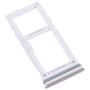 For Samsung Galaxy M52 5G SM-M526B Original SIM Card Tray + SIM Card Tray / Micro SD card tray (White)