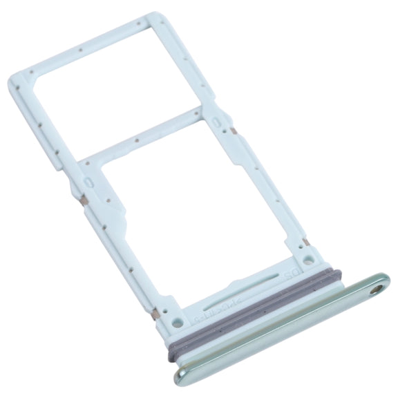 For Samsung Galaxy A73 5G SM-A736B Original SIM Card Tray + SIM Card Tray / Micro SD Card Tray (Green)