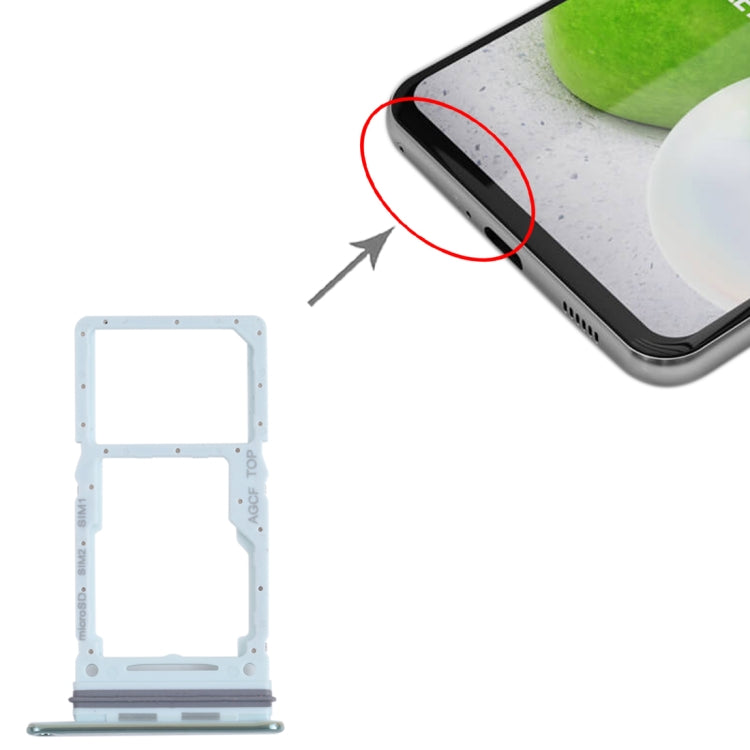 For Samsung Galaxy A73 5G SM-A736B Original SIM Card Tray + SIM Card Tray / Micro SD Card Tray (Green)