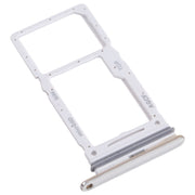 For Samsung Galaxy A73 5G SM-A736B Original SIM Card Tray + SIM Card Tray / Micro SD Card Tray (White)