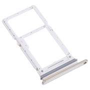 For Samsung Galaxy A73 5G SM-A736B Original SIM Card Tray + SIM Card Tray / Micro SD Card Tray (White)