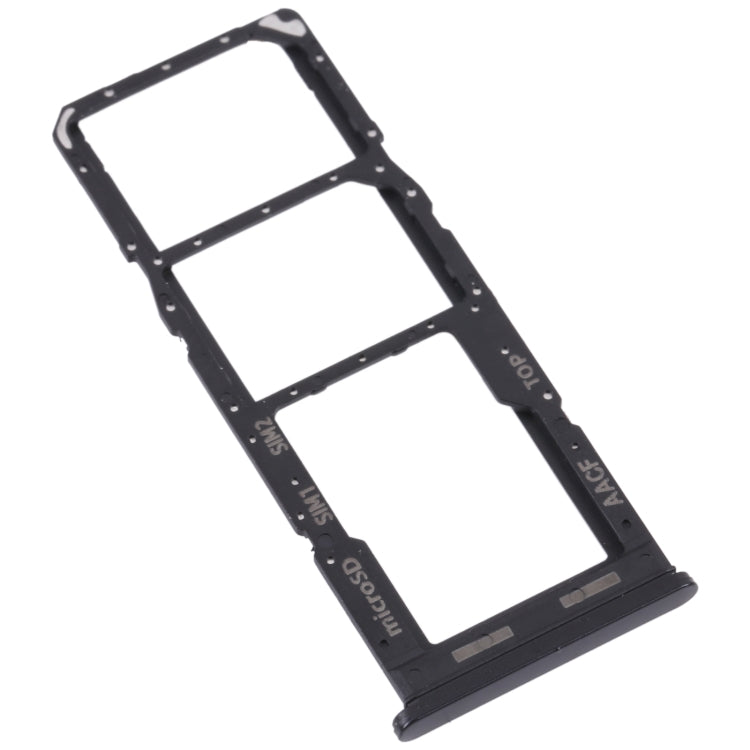 For Samsung Galaxy A13 5G SM-A136 Original SIM Card Tray + SIM Card Tray + Micro SD card tray (Black)