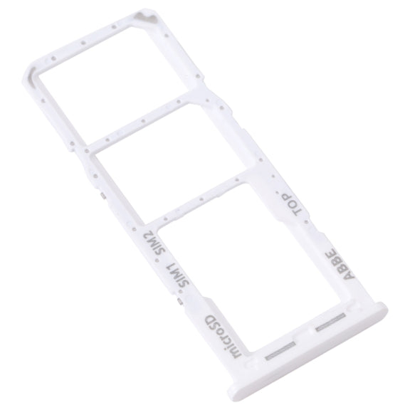 For Samsung Galaxy A13 5G SM-A136 Original SIM Card Tray + SIM Card Tray + Micro SD card tray (White)