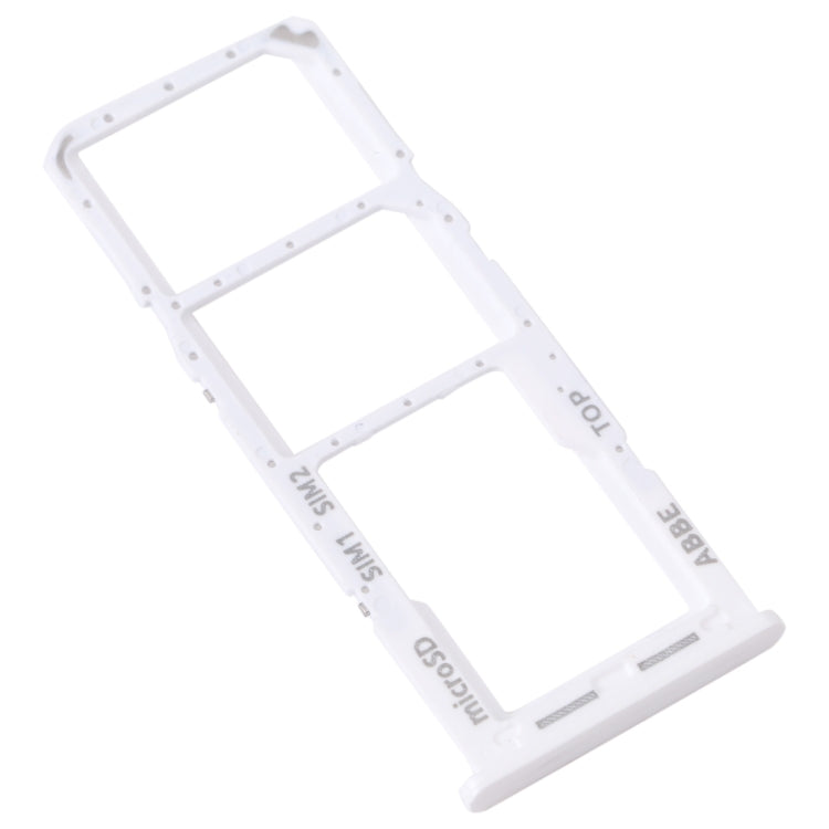 For Samsung Galaxy A13 5G SM-A136 Original SIM Card Tray + SIM Card Tray + Micro SD card tray (White)