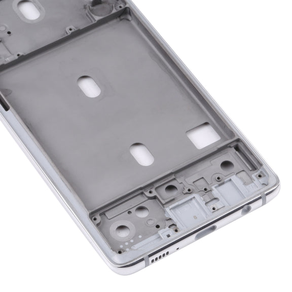For Samsung Galaxy S20 FE 5G SM-G781B Middle Frame Bezel Plate (Silver)