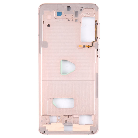 For Samsung Galaxy S21+ 5G SM-G996B Middle Frame Bezel Plate (Pink)