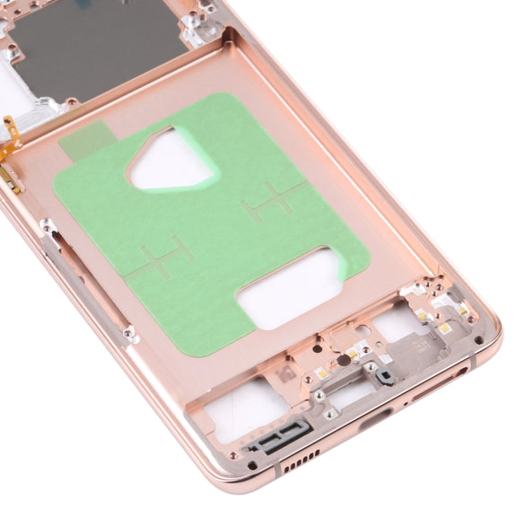 For Samsung Galaxy S21+ 5G SM-G996B Middle Frame Bezel Plate (Pink)
