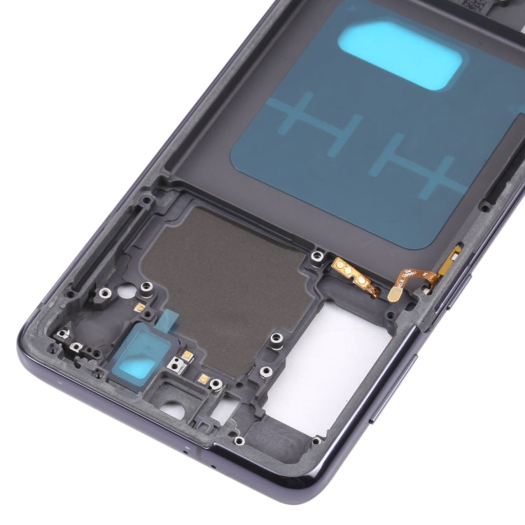 For Samsung Galaxy S21 5G SM-G991B Middle Frame Bezel Plate (Black)