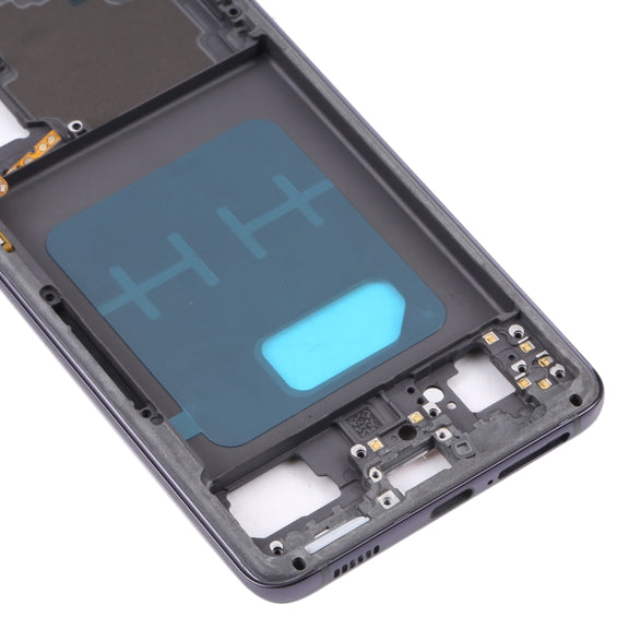 For Samsung Galaxy S21 5G SM-G991B Middle Frame Bezel Plate (Black)