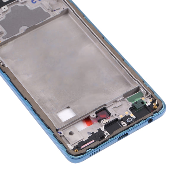 For Samsung Galaxy A52 5G SM-A526B Middle Frame Bezel Plate (Blue)