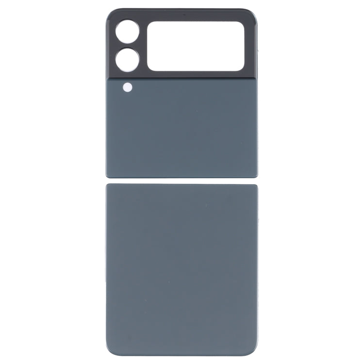 For Samsung Galaxy Z Flip3 5G SM-F711B Glass Battery Back Cover (Green)