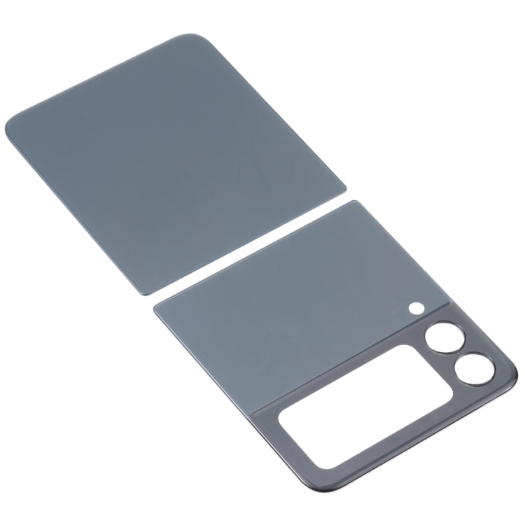 For Samsung Galaxy Z Flip3 5G SM-F711B Glass Battery Back Cover (Green)