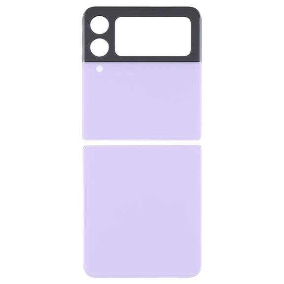For Samsung Galaxy Z Flip3 5G SM-F711B Glass Battery Back Cover (Purple)