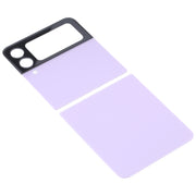 For Samsung Galaxy Z Flip3 5G SM-F711B Glass Battery Back Cover (Purple)