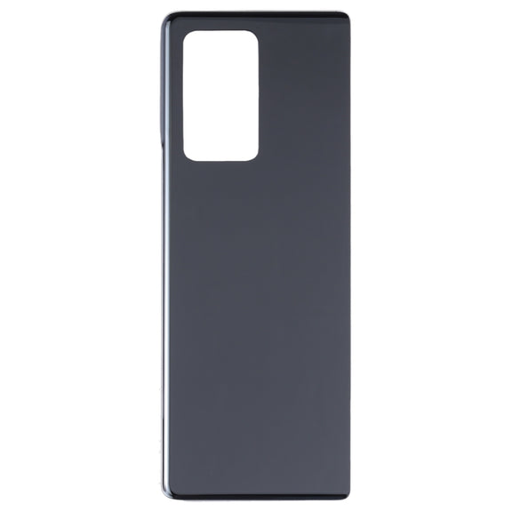 For Samsung Galaxy Z Fold2 5G SM-F916B Glass Battery Back Cover (Black)