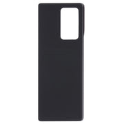 For Samsung Galaxy Z Fold2 5G SM-F916B Glass Battery Back Cover (Black)