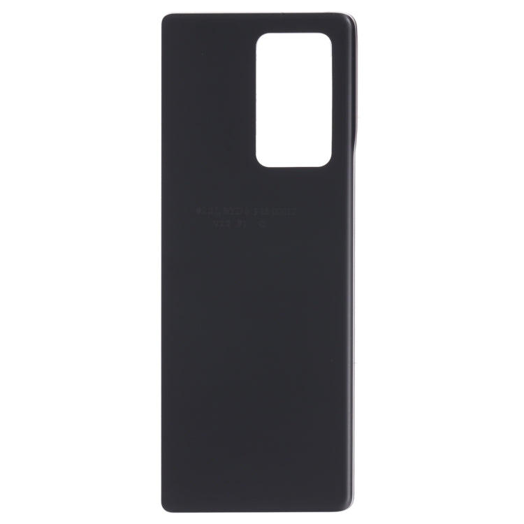 For Samsung Galaxy Z Fold2 5G SM-F916B Glass Battery Back Cover (Black)