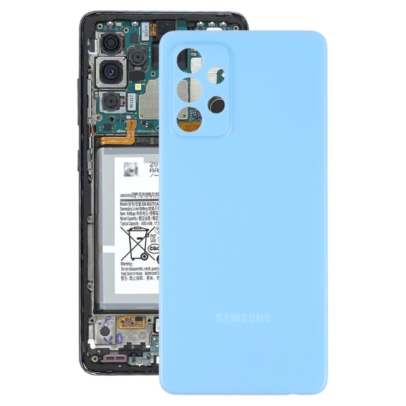 For Samsung Galaxy A52 5G SM-A526B Battery Back Cover (Blue)