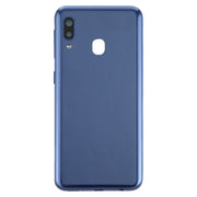 For Galaxy A20e Battery Back Cover with Side Keys (Blue)