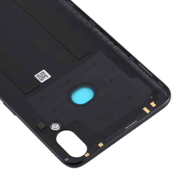 For Galaxy A10s Battery Back Cover with Side Keys (Black)