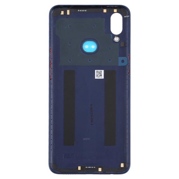 For Galaxy A10s Battery Back Cover with Side Keys (Blue)