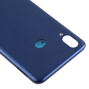 For Galaxy A10s Battery Back Cover with Side Keys (Blue)