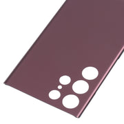 For Samsung Galaxy S22 Ultra Battery Back Cover (Dark Red)