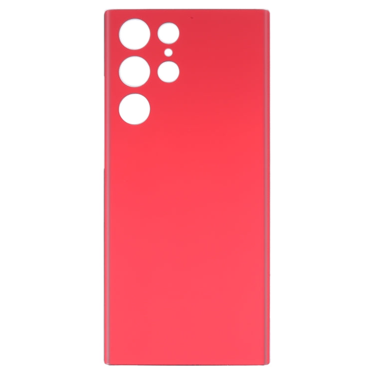 For Samsung Galaxy S22 Ultra Battery Back Cover (Red)