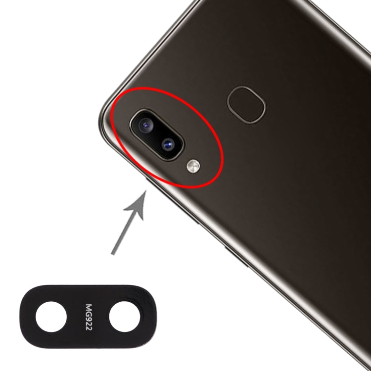 For Galaxy A20 / A10 / A30 / A40 10pcs Back Camera Lens