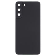 For Samsung Galaxy S22+ 5G SM-S906B Battery Back Cover with Camera Lens Cover (Black)