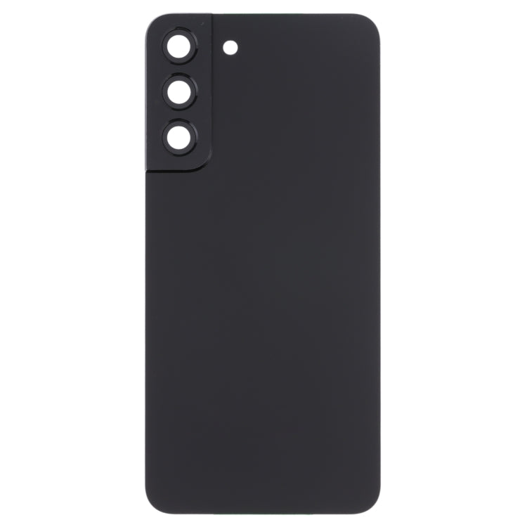 For Samsung Galaxy S22+ 5G SM-S906B Battery Back Cover with Camera Lens Cover (Black)
