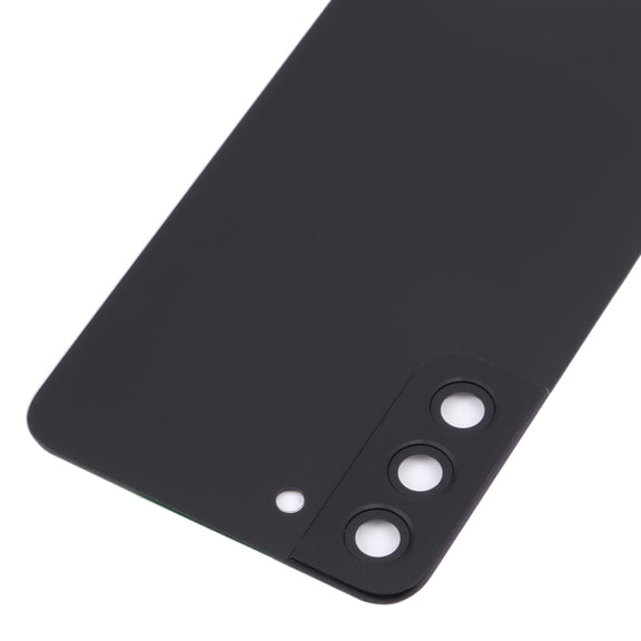 For Samsung Galaxy S22+ 5G SM-S906B Battery Back Cover with Camera Lens Cover (Black)
