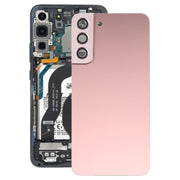 For Samsung Galaxy S22+ 5G SM-S906B Battery Back Cover with Camera Lens Cover (Pink)