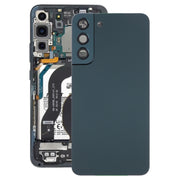 For Samsung Galaxy S22+ 5G SM-S906B Battery Back Cover with Camera Lens Cover (Green)