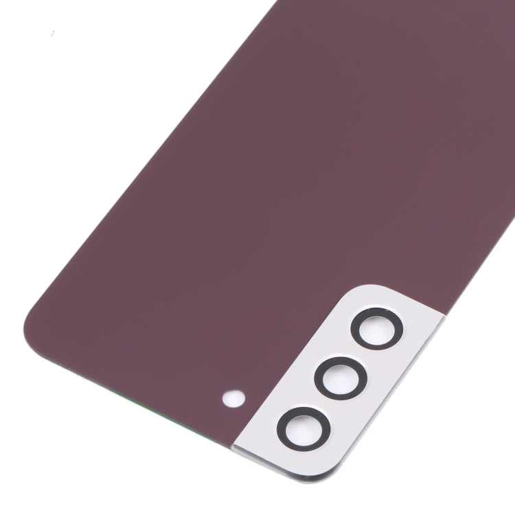 For Samsung Galaxy S22+ 5G SM-S906B Battery Back Cover with Camera Lens Cover (Purple)