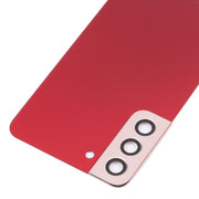 For Samsung Galaxy S22+ 5G SM-S906B Battery Back Cover with Camera Lens Cover (Red)