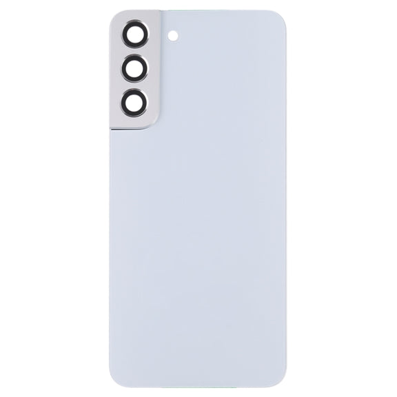For Samsung Galaxy S22+ 5G SM-S906B Battery Back Cover with Camera Lens Cover (White)