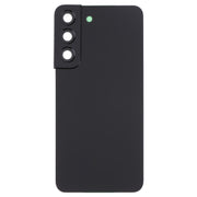For Samsung Galaxy S22 5G SM-S901B Battery Back Cover with Camera Lens Cover (Black)