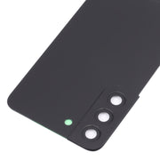 For Samsung Galaxy S22 5G SM-S901B Battery Back Cover with Camera Lens Cover (Black)