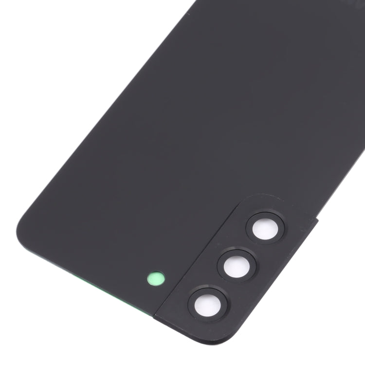 For Samsung Galaxy S22 5G SM-S901B Battery Back Cover with Camera Lens Cover (Black)