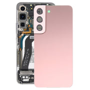 For Samsung Galaxy S22 5G SM-S901B Battery Back Cover with Camera Lens Cover (Pink)