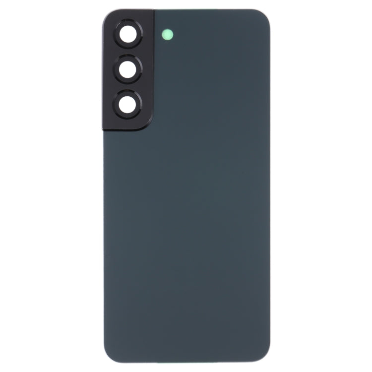 For Samsung Galaxy S22 5G SM-S901B Battery Back Cover with Camera Lens Cover (Green)
