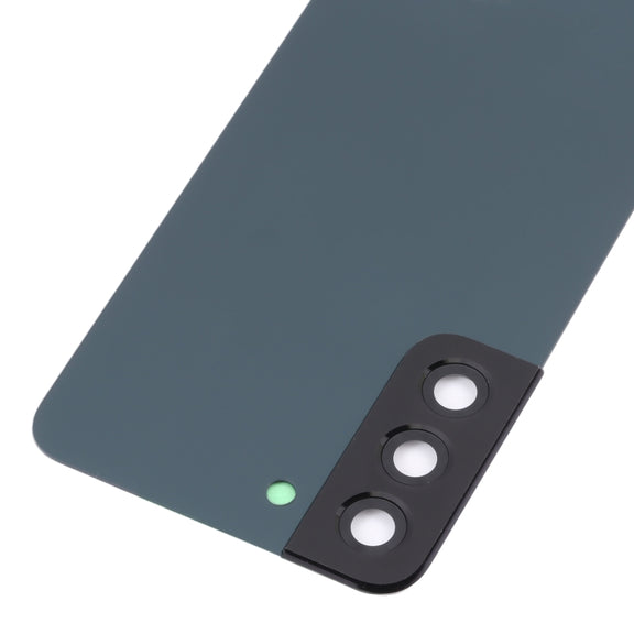 For Samsung Galaxy S22 5G SM-S901B Battery Back Cover with Camera Lens Cover (Green)