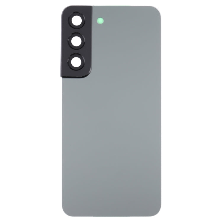 For Samsung Galaxy S22 5G SM-S901B Battery Back Cover with Camera Lens Cover (Grey)