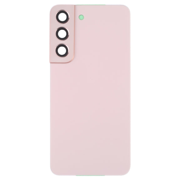 For Samsung Galaxy S22 5G SM-S901B Battery Back Cover with Camera Lens Cover (Gold)