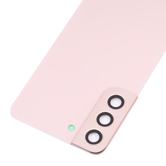 For Samsung Galaxy S22 5G SM-S901B Battery Back Cover with Camera Lens Cover (Gold)