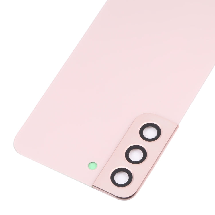 For Samsung Galaxy S22 5G SM-S901B Battery Back Cover with Camera Lens Cover (Gold)